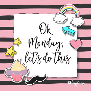 Ok Monday Wooden Coaster