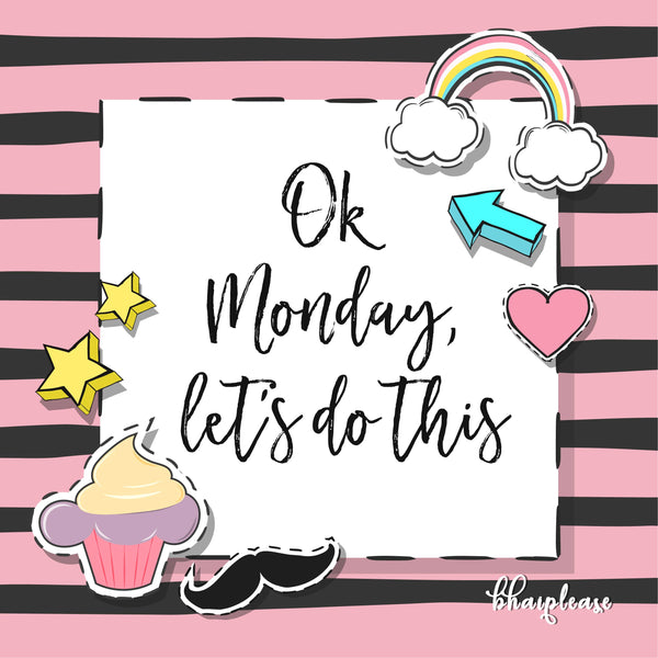 Ok Monday Wooden Coaster