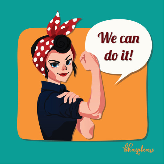 We can do it Wooden Coaster