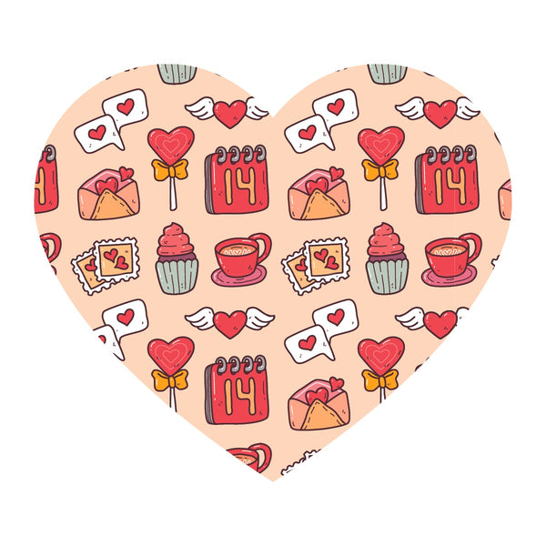 Valentine Hamper - 10 products (Personalised Fridge Magnet , Desk Frame, Coaster , Pin , Badge , Keychain , Pop Holder, Card, Chocolate and Rose)
