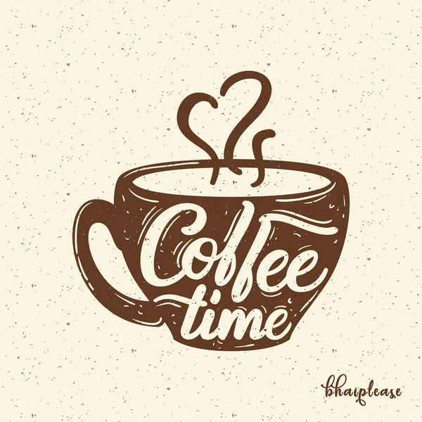 Coffee Time Wooden Coaster