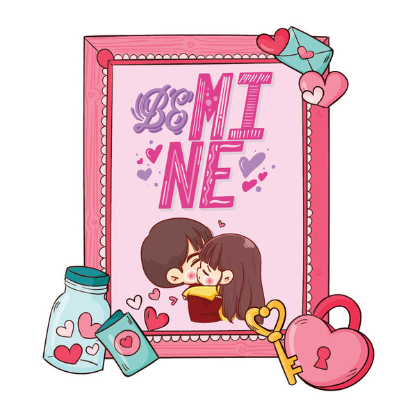 Valentine Jumbo Hamper - 12 products (Mobile Stand , Desk Frame, Fridge Magnet , Coaster , Pin , Badge , Keychain , Pop Holder, Card, Chocolate , Teddy and Rose