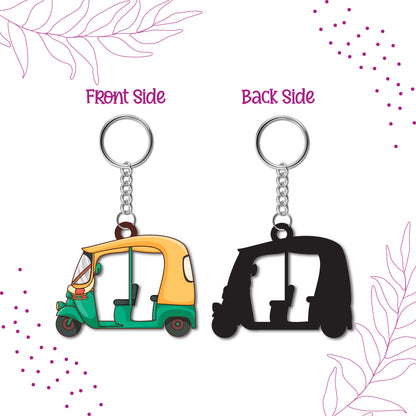 Auto Wooden Keychain