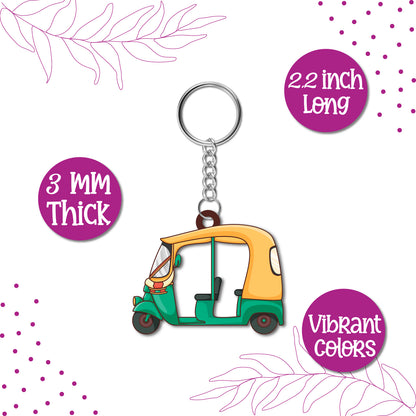 Auto Wooden Keychain