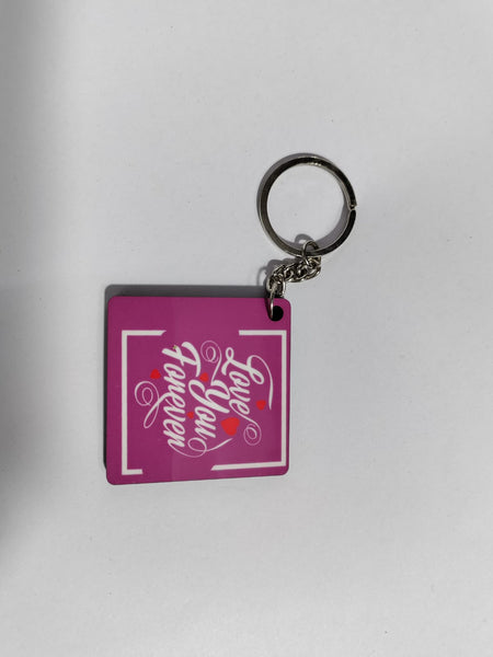 Valentine Gift (Hamper No. 6) (5 Products - Personalised Fridge Magnet, Keychain, Card, Chocolate and Rose)