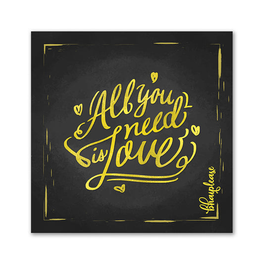 All You Need Is Love Fridge Magnet