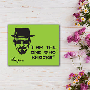 I am the one the one Who Knocks Wooden Fridge / Refrigerator Magnet