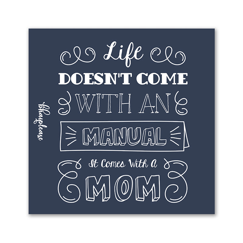 Life Comes With A Mom Fridge Magnet