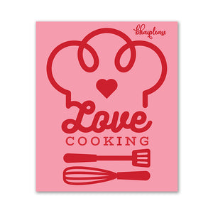 Love Cooking Wooden Fridge / Refrigerator Magnet