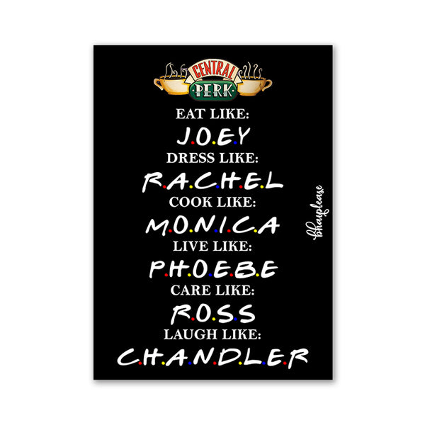 Friends Tv Series Wooden Fridge Magnet