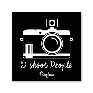 I Shoot People Wooden Fridge / Refrigerator Magnet