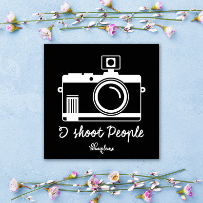 I Shoot People Photographer Fridge Magnet | Bhai Please