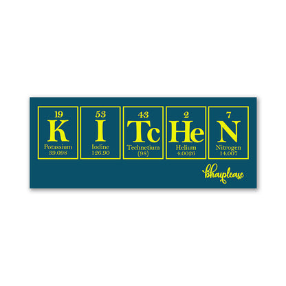 Kitchen Periodic Table Fridge Magnet