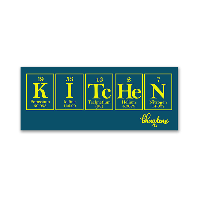 Kitchen Periodic Table Wooden Fridge / Refrigerator Magnet
