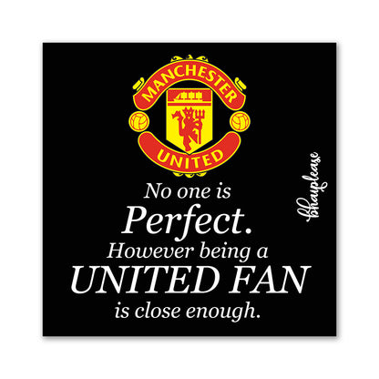 Manchester United Fan Wooden Fridge / Refrigerator Magnet