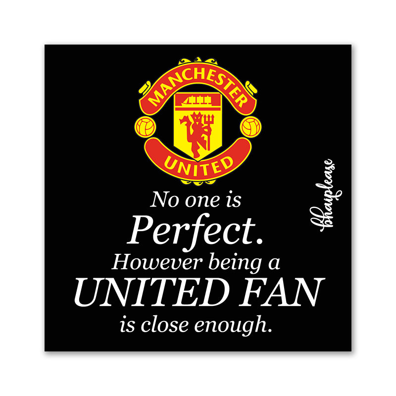 Manchester United Fan Wooden Fridge / Refrigerator Magnet