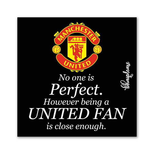 Manchester United Fan Wooden Fridge / Refrigerator Magnet