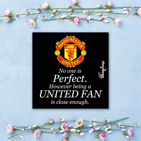Manchester United Fan Wooden Fridge / Refrigerator Magnet