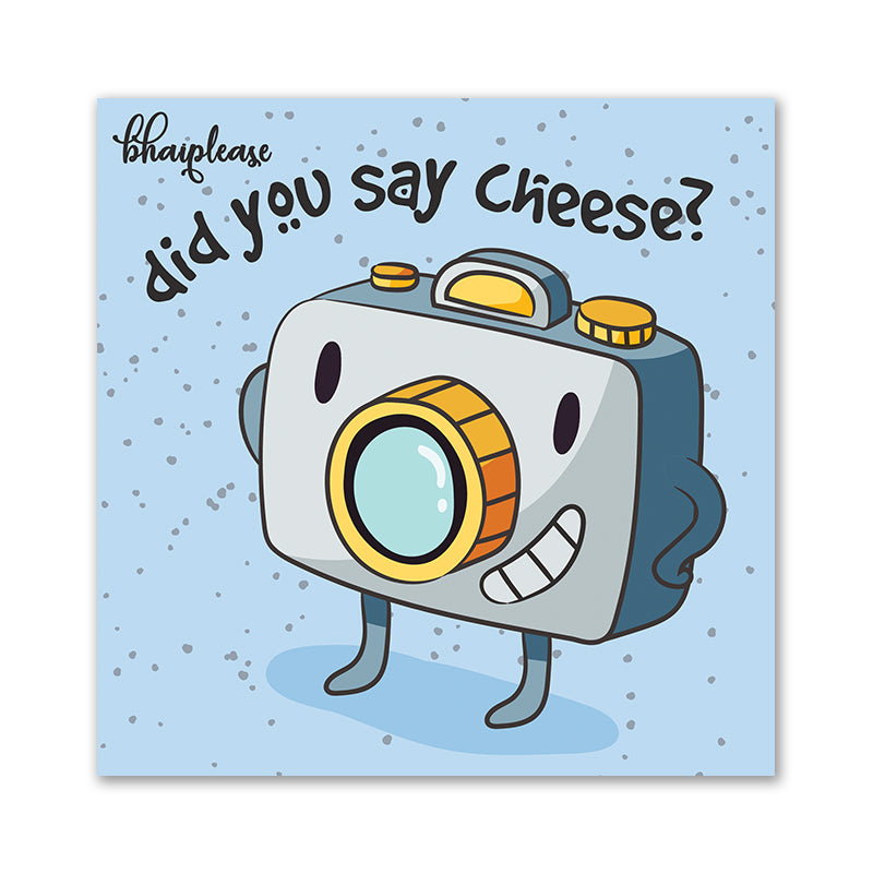 Did You Say Cheese? Kawaii Camera Fridge Magnet