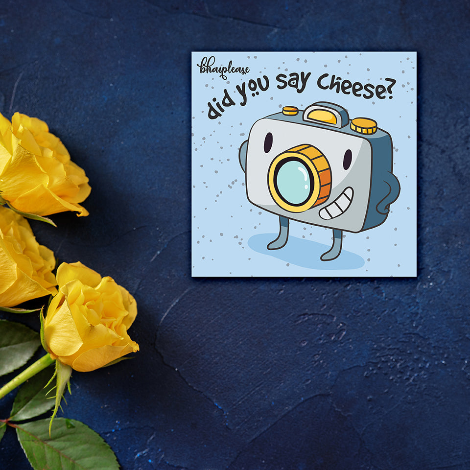 Did You Say Cheese? Kawaii Camera Fridge Magnet