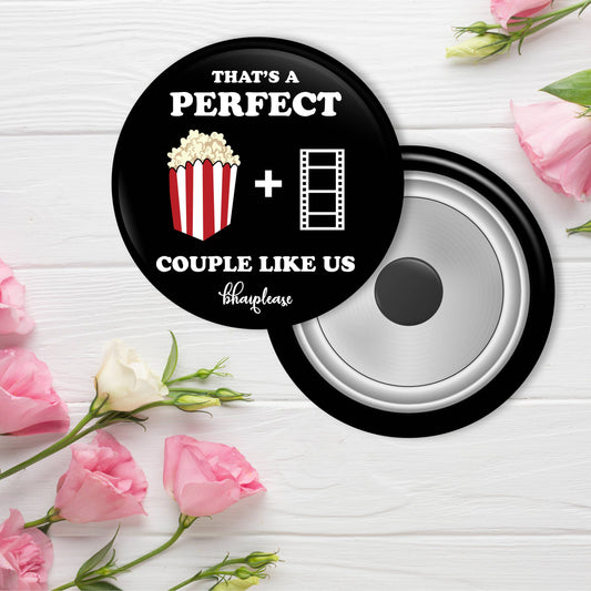 That's a Perfect Couple Round Fridge Magnet