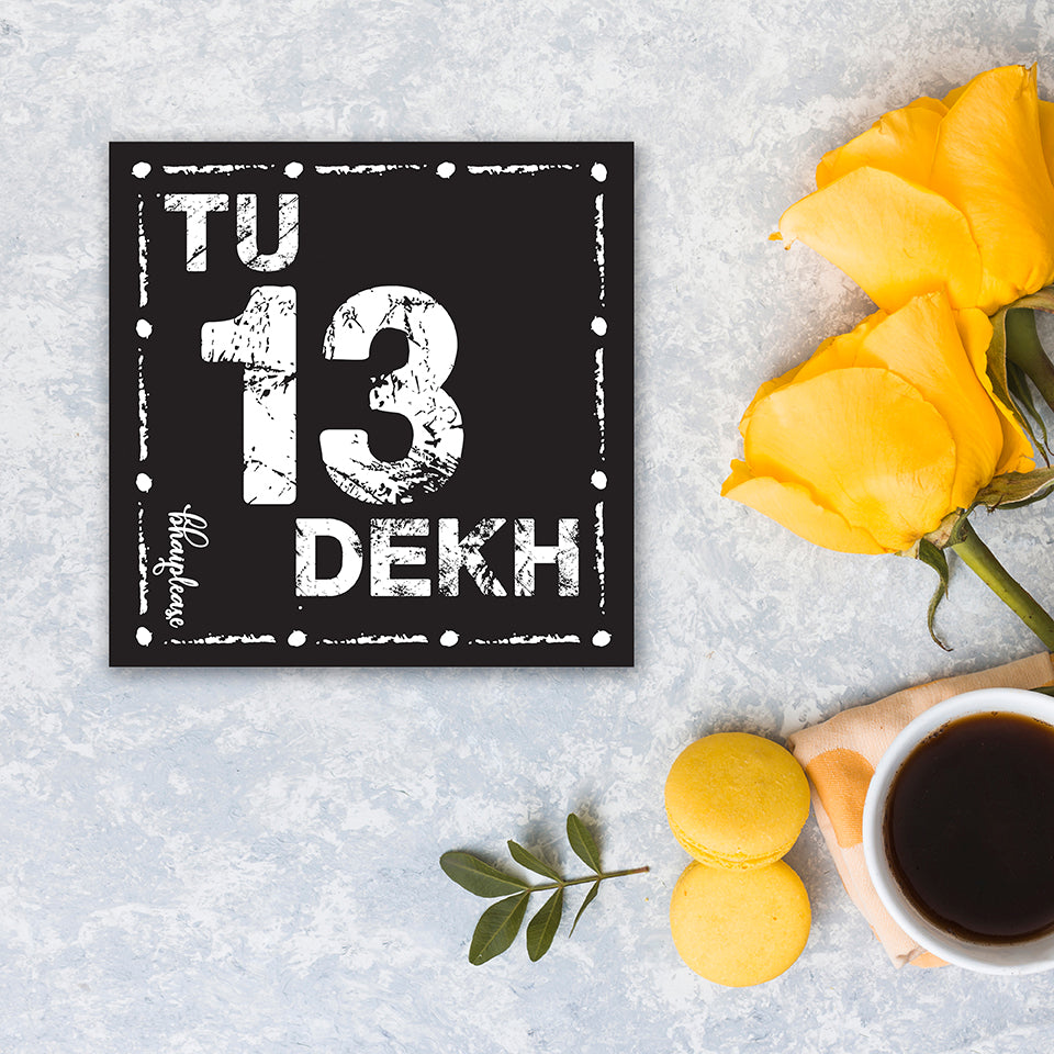 Tu 13 Dekh – Funny Hindi Fridge Magnet