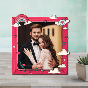 Rainbow & Cloud Personalized Fridge Magnet