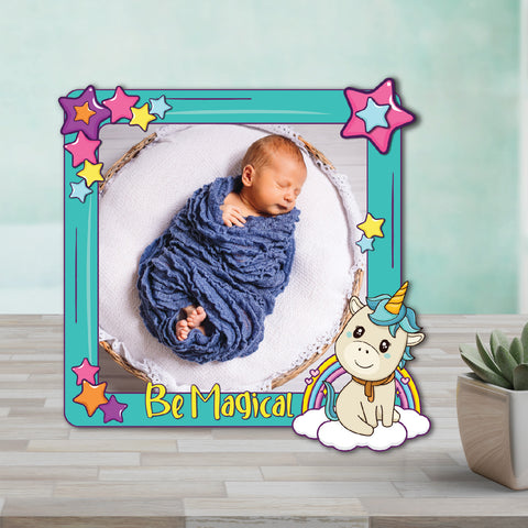 Unicorn Be Magical Personalized Fridge Magnet _ Boy