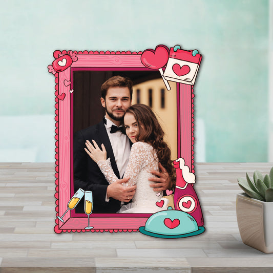 Wine & Dine Personalized Fridge Magnet