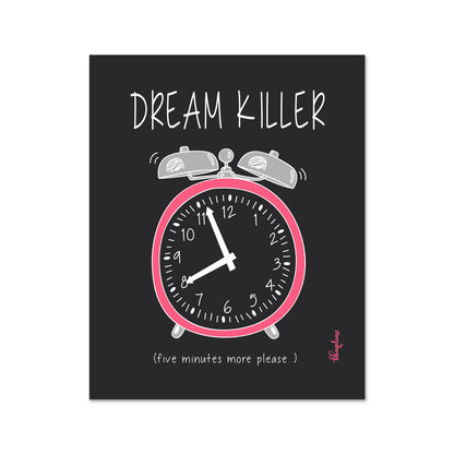 Dream Killer Alarm Clock Fridge Magnet | Bhai Please