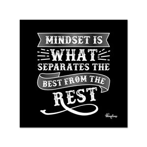 Mindset is What Separates The Best from The Rest Wooden Fridge / Refrigerator Magnet