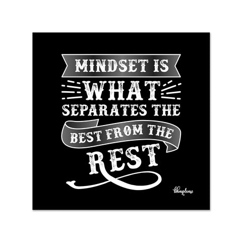 Mindset is What Separates The Best from The Rest Wooden Fridge / Refrigerator Magnet