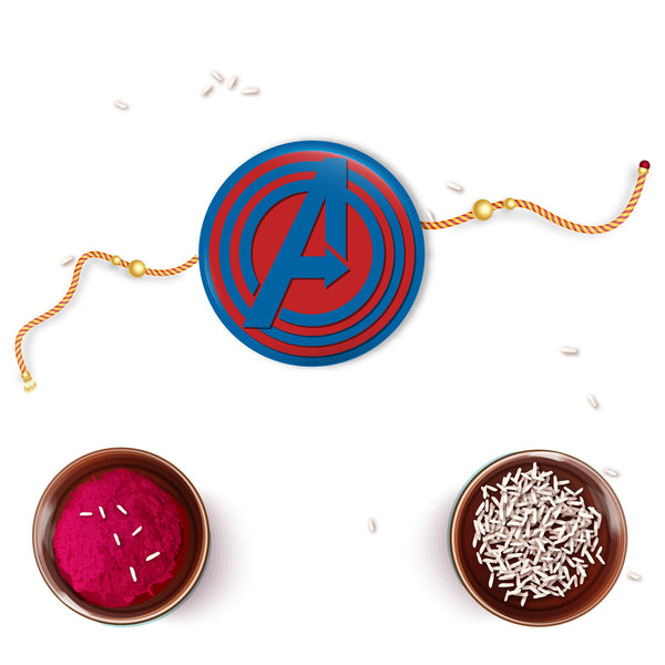 Avengers Metal Rakhi with Fridge Magnet