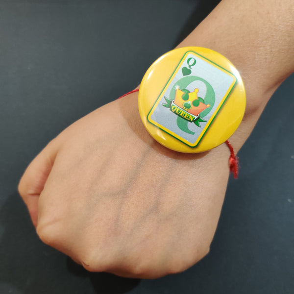 Queen Metal Rakhi/Lumba with Fridge Magnet