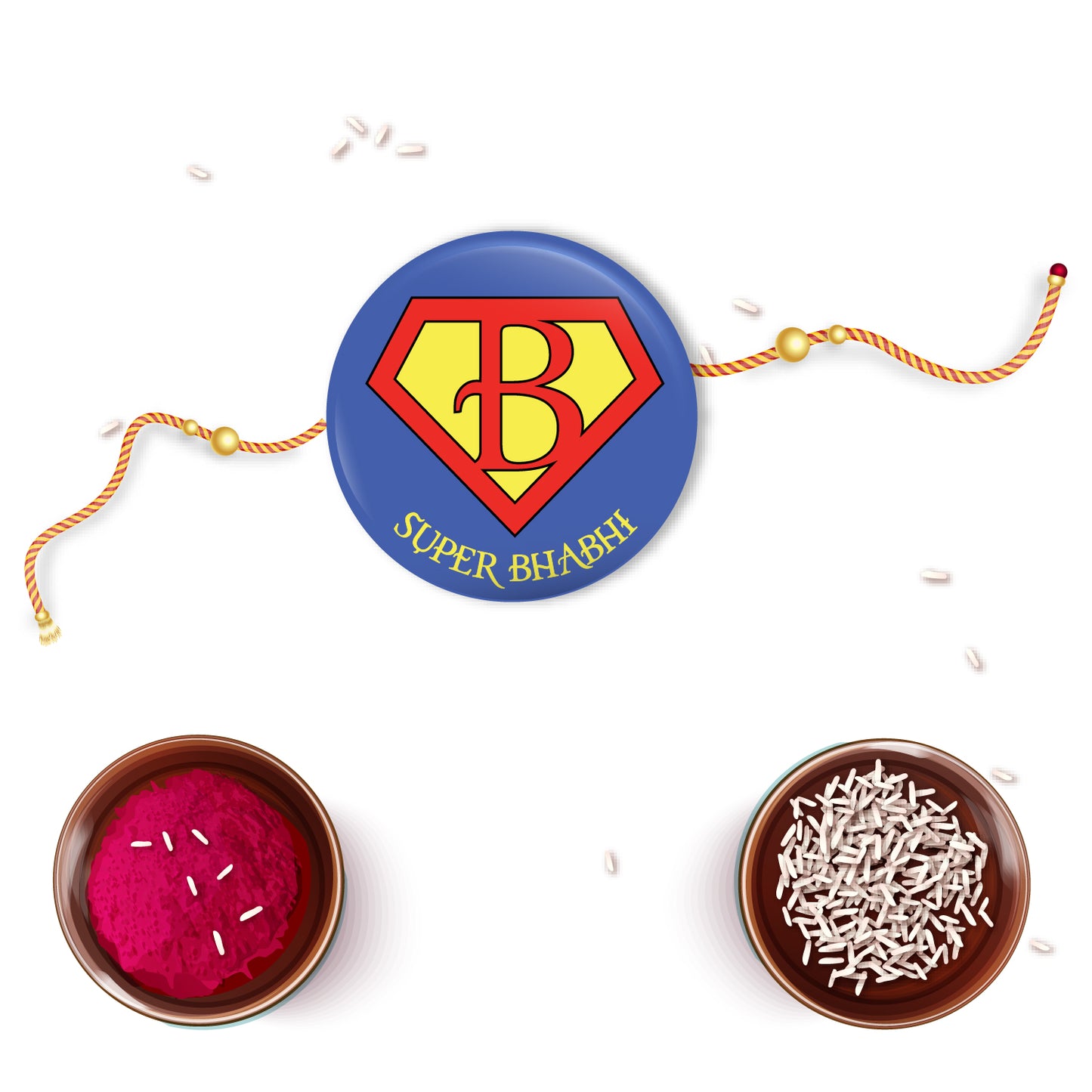 Modern Rakhi for bhabhi – Super Bhabhi combo for Raksha Bandhan