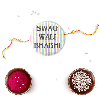 Fridge magnet Rakhi gift for bhabhi – Swag Wali Bhabhi combo