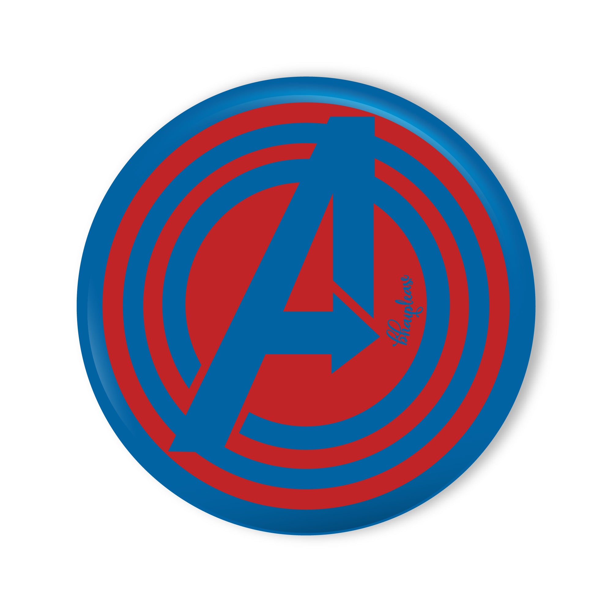Avengers Round Fridge Magnet