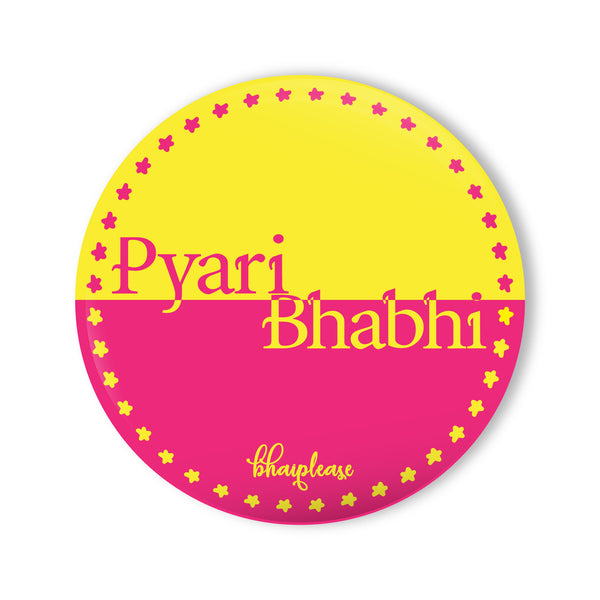 Pyari Bhabhi Round Fridge Magnet