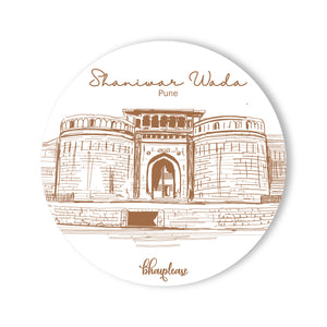 Shaniwar Wada Round Fridge Magnet
