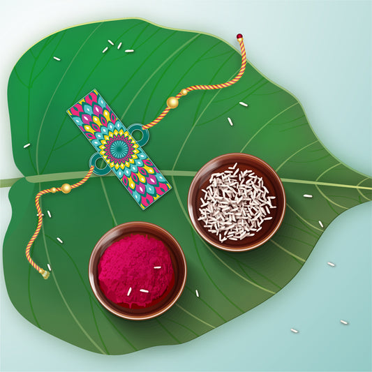 Alphabet I Wooden Rakhi