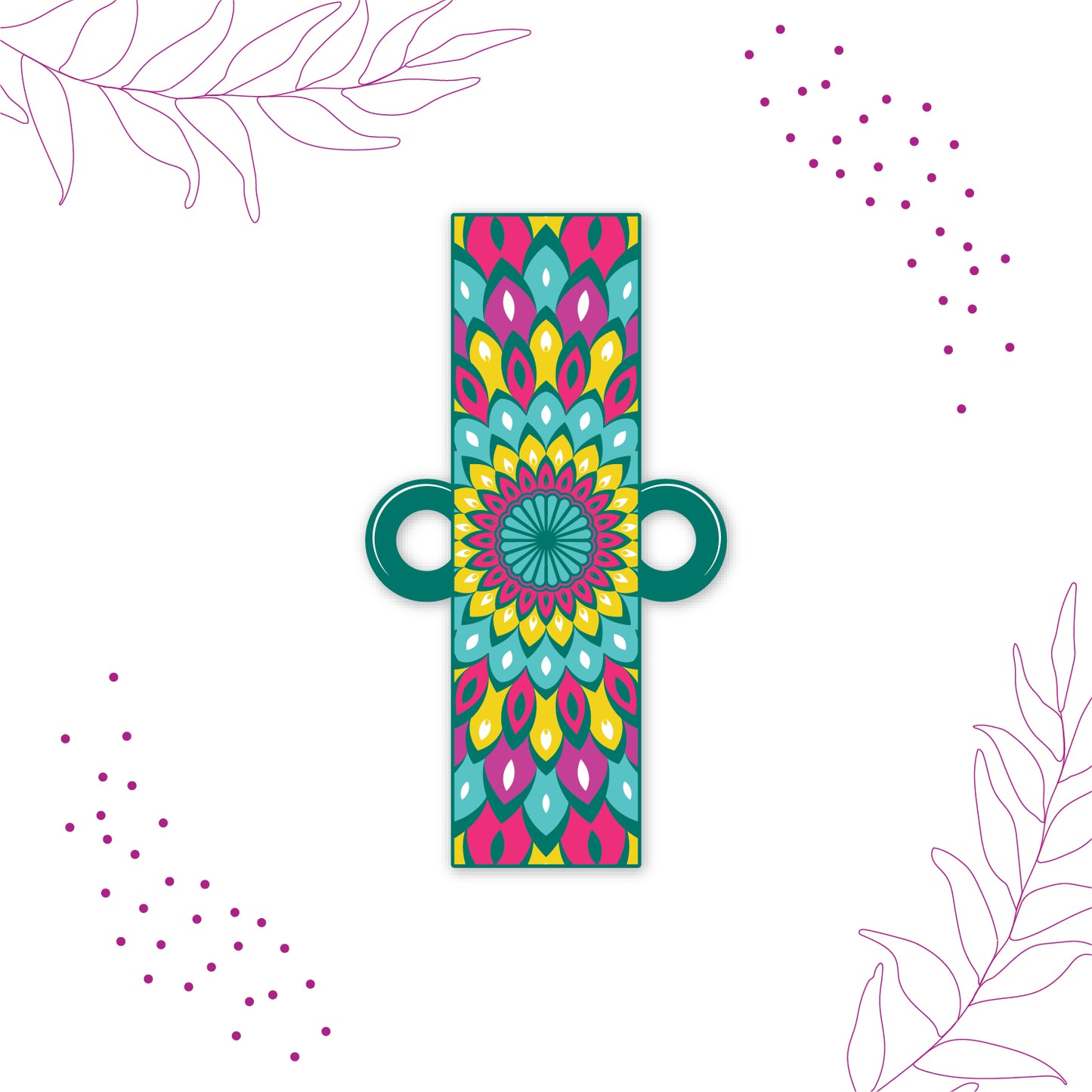 Alphabet I Wooden Rakhi