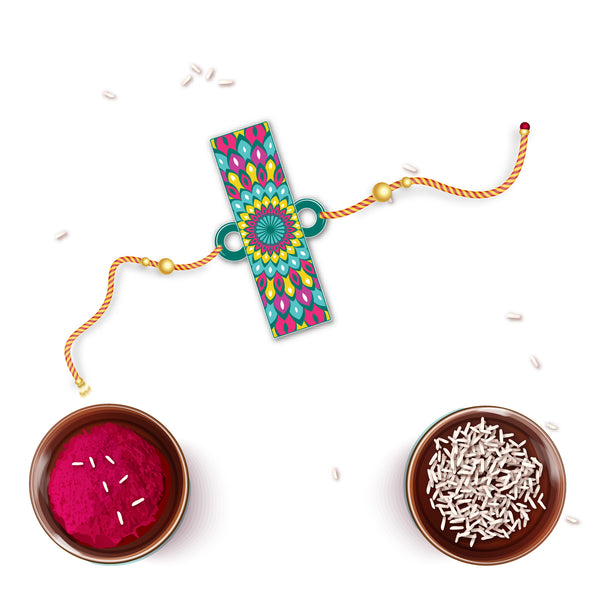 Alphabet I Wooden Rakhi