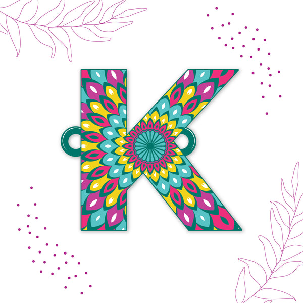 Alphabet K Name Letter Rakhi