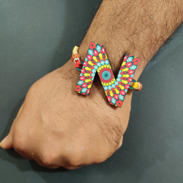 Alphabet N Name Letter Rakhi
