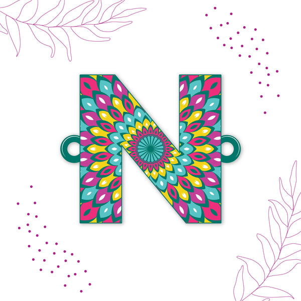 Alphabet N Name Letter Rakhi