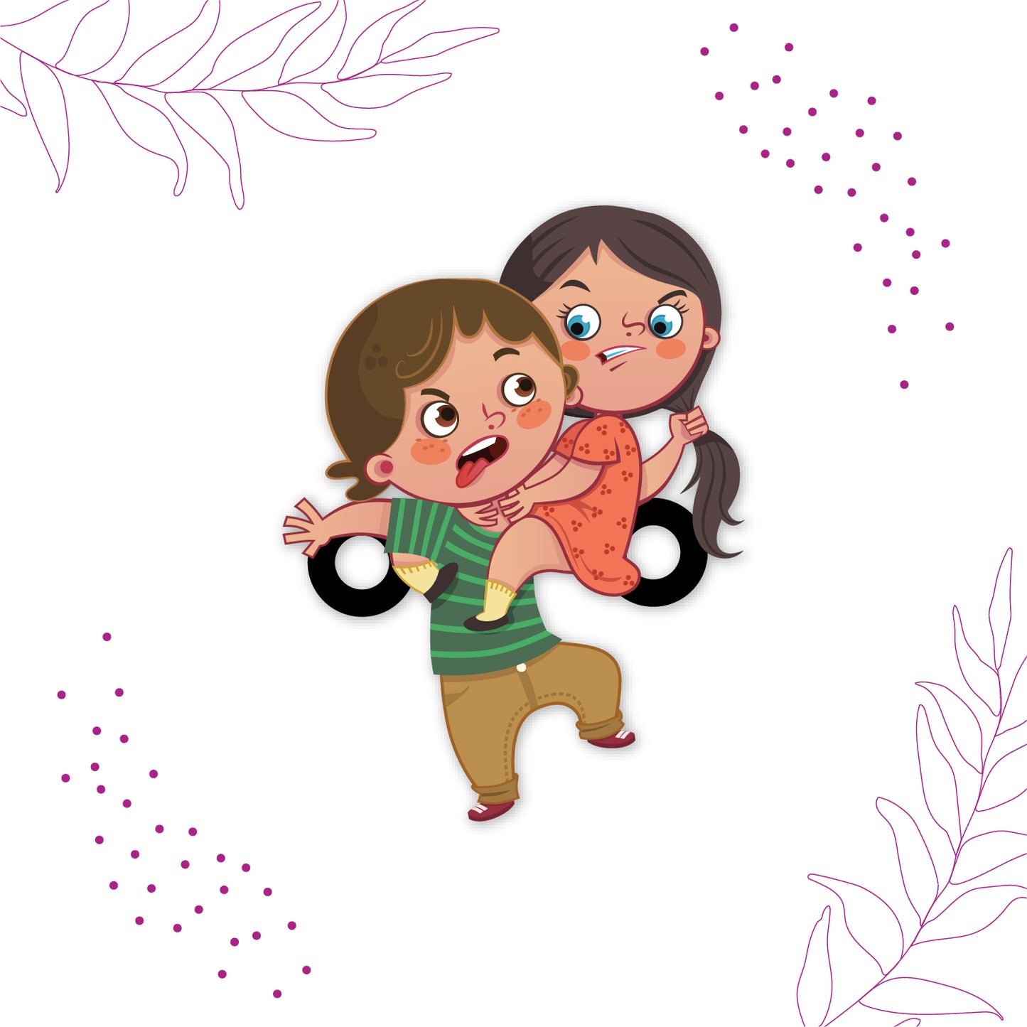 Annoying Brother Wooden Rakhi for Brother