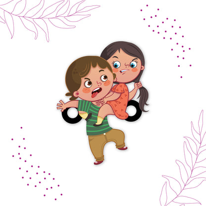 Annoying Brother Wooden Rakhi for Brother