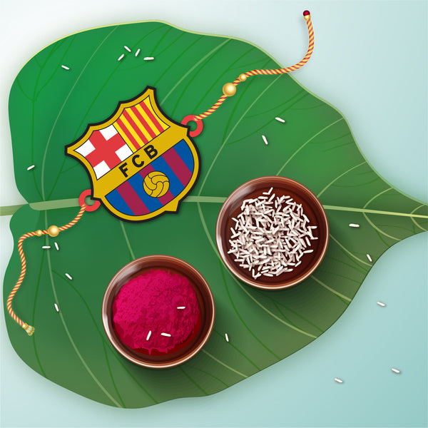 FC Barcelona Wooden Rakhi
