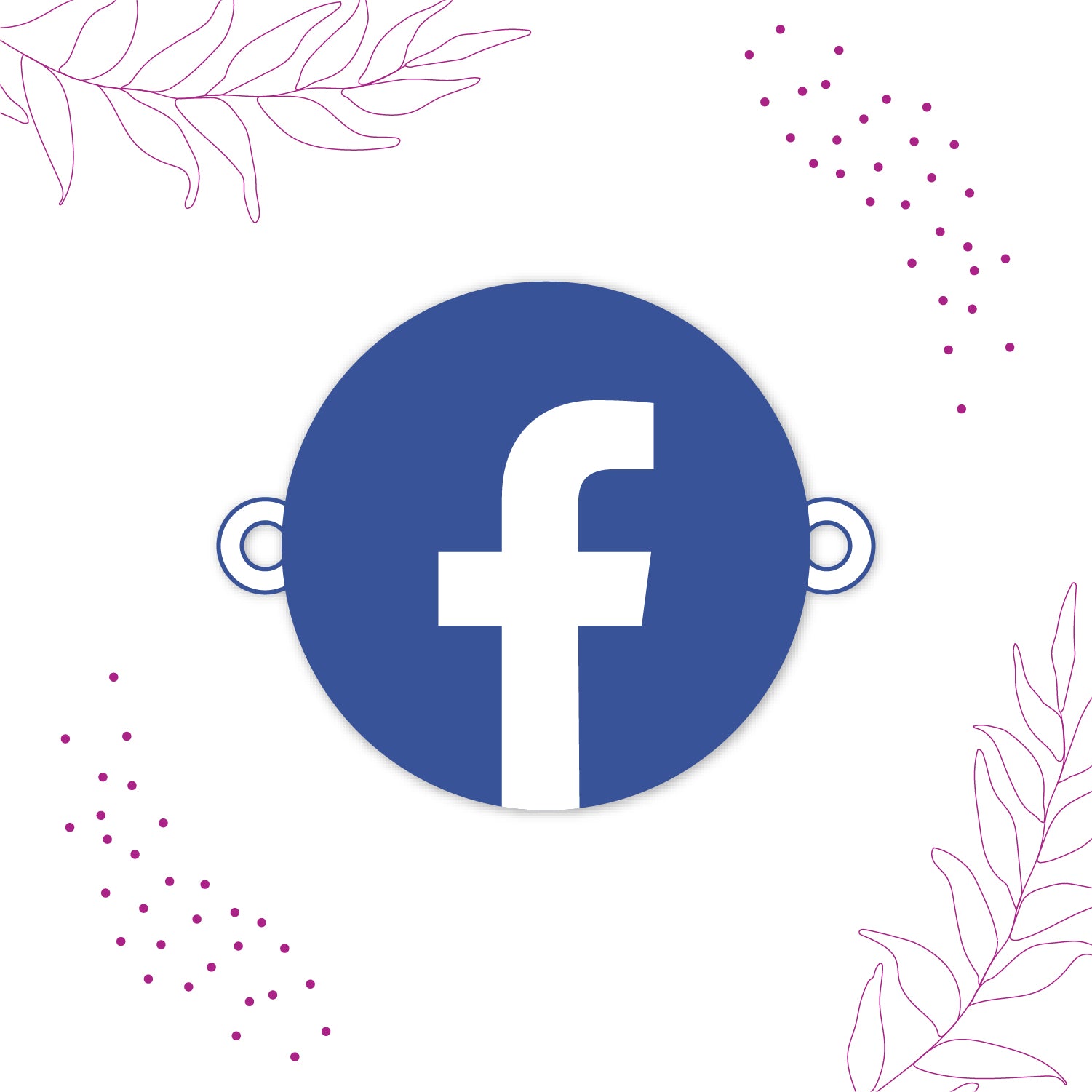 Social media-themed gift packaging for Facebook Wooden Rakhi with Rudraksha
