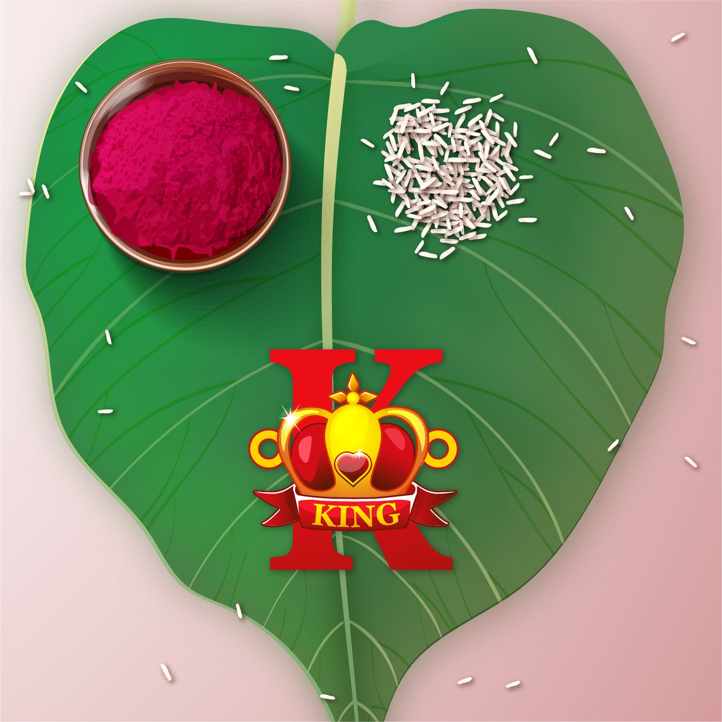 Royal King Bhai Wooden Rakhi | Rudraksha Rakhi for Brother